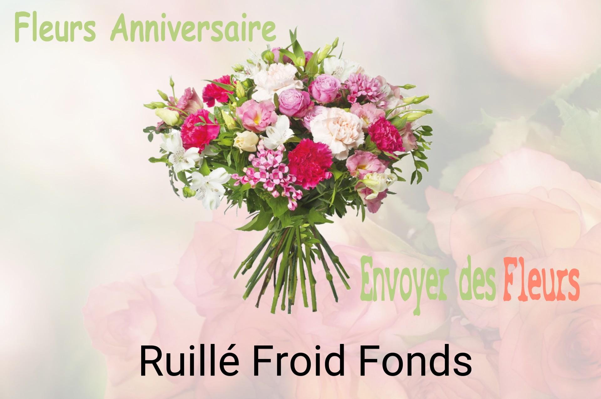 Bouquet de fleurs d’anniversaire livré à Ruillé-Froid-Fonds