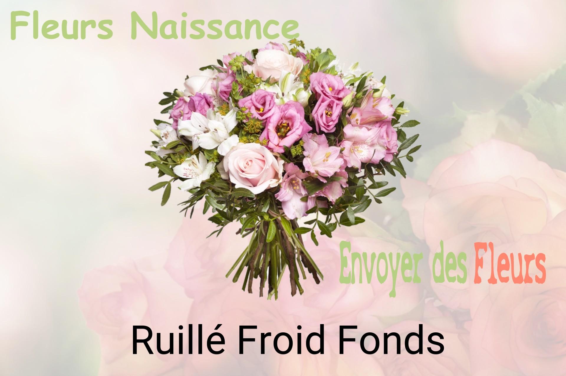 Bouquet de fleurs de naissance livré à Ruillé-Froid-Fonds